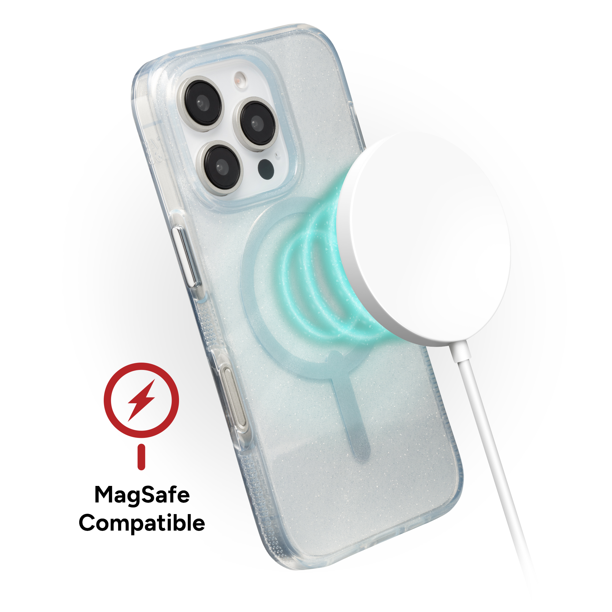 Milan Snap for MagSafe Glitter Apple iPhone 16 Pro Cell Phone Case